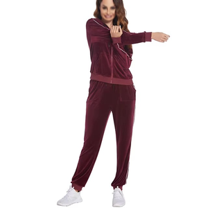 Conjunto Deportivo Informal de Otoño para Mujer, Ligero, 100% Algodón, con Capucha y Bolsillos Laterales - Product Image 5