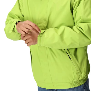 Custom Waterproof Windbreaker <b>Jacket</b> for <b>Men</b> <b>Lightweight</b> <b>Rain</b> <b>Jacket</b> Hooded Outdoor Windproof Breathable OEM ODM Custom Logo - Product Image 4
