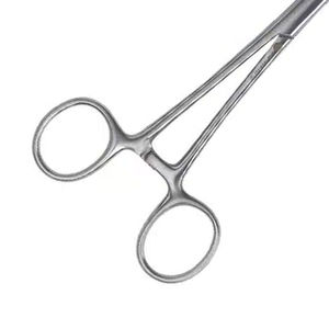 คีมจับเนื้อเยื่อ Allis ขนาด 15 ซม. 4x5 ซี่ฟัน สแตนเลสสตีล แบบใช้มือ  ชนิดที่ 1 เครื่องมือผ่าตัด ได้รับการรับรองมาตรฐาน CE ISO ขายส่ง B2B จำนวนมาก - Product Image 4