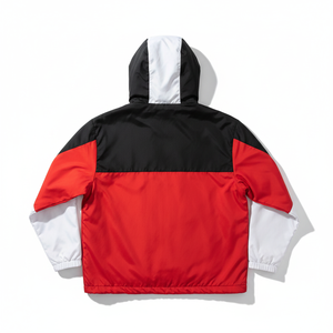 Custom Logo Men's Lightweight Windbreaker <b>Jacket</b> <b>Waterproof</b> Outdoor Hooded Windproof Sportswear Casual Color Block Streetwear - Product Image 2