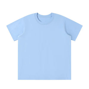 Women's Oversized Cotton Crop <b>Top</b> New Design Boxy T-Shirts Plain Color Summer Apparels - Product Image 1