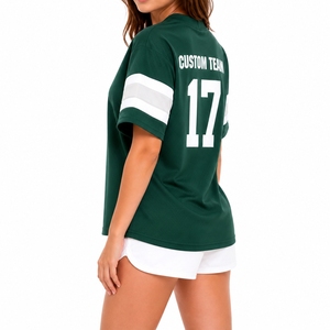 Maillot de sport surdimensionné personnalisé pour femmes, tenue d'équipe personnalisée, coupe ample, tissu respirant, léger, confortable, séchage rapide - Product Image 3