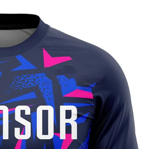 Tenues de football de qualité supérieure, maillots de foot 100% polyester respirant, design personnalisé par sublimation, vêtements d'équipe, vente en gros d'usine - Product Image 3