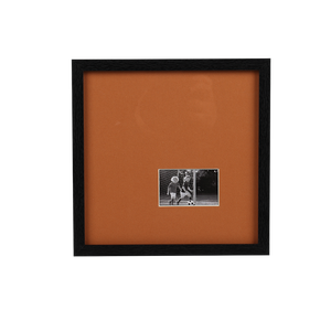 Square Dark Wood <b>Photo</b> <b>Frame</b> With Beige Matting Minimalist Small <b>Insert</b> Picture <b>Frame</b> for Home Wall Tabletop Decoration - Product Image 1