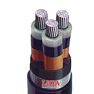 Lioa cabos de tensão médios-axv/SE-DSTA-3x95-40.5kV-3 núcleos-20/35(40.5) kv-feitos no vietnã