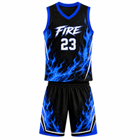 Seragam Tim Basket Grosir Custom Print Sublimasi 100% Poliester Pakaian Olahraga untuk Pria Wanita Pemain Muda