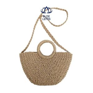 BEST SELLING Sustainable Premium Fashionable Rattan Handbag High Quality Durable Eco Friendly Woven Travel <b>Beach</b> <b>Bag</b> Supply - Product Image 1