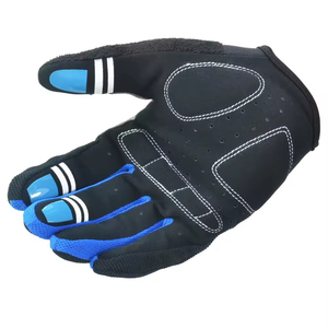 Custom half-finger gloves made of comfortable polyester material for motorcyclists, perfect for the summer season. - Product Image 2