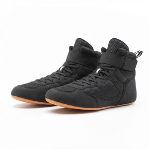 Zapatos de Boxeo Profesionales para Entrenamiento, Ligeros, Transpirables, Duraderos, con Suela Antideslizante, Cierre con Cordones, Unisex - Product Image 4