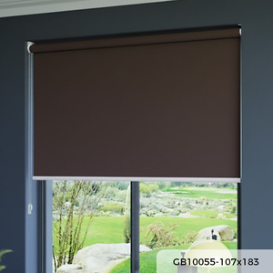 Mejor Proveedor GB10055 107x183 Persianas Enrollables Marrón Oscuro, Más Vendidas en Malasia, OEM B2B, Sistema de Persianas para Ventanas de Hogar y Oficina - Product Image 1