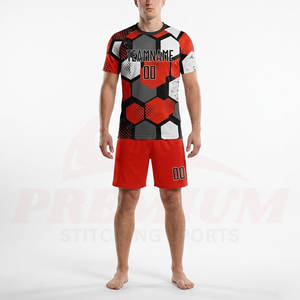 Fournisseur d'uniformes de football sur mesure, fabricant de maillots et shorts de football, tissu 100% polyester - Product Image 2