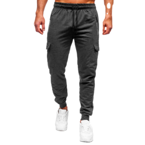 Men's New Factory Custom Cotton Fleece High Street Sweatpants Screen Printed DTG Pattern Elastic <b>Drawstring</b> Closure <b>Trousers</b> - Product Image 1
