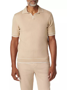 Polo homme personnalisé de haute qualité pour un usage décontracté, respirant, grande taille, mélange de coton, indispensable au quotidien, haut de gamme tendance - Product Image 1