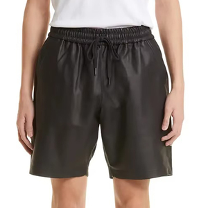 Pantalones Cortos de Cuero para Adultos de Primera Calidad, Ajuste Holgado, Buena Venta, Logotipo Personalizado, Transpirables, Ligeros y Duraderos - Product Image 1