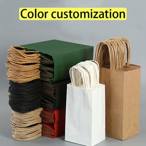 Bolsas de Compra de Papel Kraft con Logotipo Personalizado al por Mayor, Bolsas de Embalaje de Regalo Elegantes y Duraderas para Tiendas de Ropa - Product Image 6