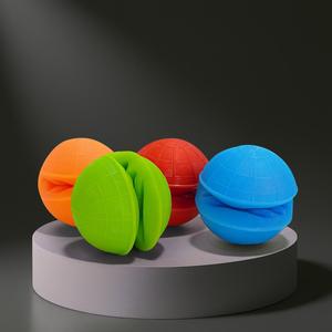 Giocattolo Interattivo in Gomma per Animali Domestici, Palla da 6 cm in Verde, Blu, Rosso e Arancione per Cani Pomeranian e Gatti - Product Image 3