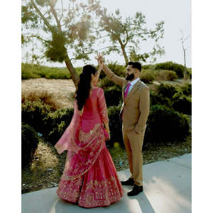 Ensemble Plazzo et Dupatta brodé lourd de style indien et pakistanais pour une tenue de soirée élégante - Product Image 4