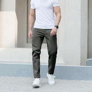 Pantalones Vaqueros de Mezclilla para Hombre, Corte Slim, Talla Personalizada, Elegantes, para Fiestas al Aire Libre, de Algodón Orgánico, Formales, Clásicos - Product Image 3