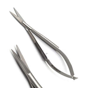 Juego de 2 Tijeras Oftálmicas Manuales de Acero Inoxidable Castroviejo Micro Noyes, Rectas y Curvas, de Dentavex - Product Image 3