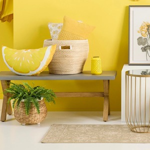 Panier de rangement multi-usages en jonc de mer de couleur naturelle, fait main, vente en gros, écologique, fabriqué au Vietnam - Product Image 3