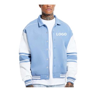Men's Black Varsity <b>Jacket</b> Hooded Reversible Streetwear Turn-down Collar Single Button Wool Liner Casual Regular Fit <b>Winter</b> Wear - Product Image 6