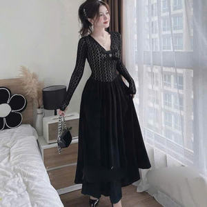 Elegante Vestido de Mujer de Manga Corta, Combinación Perfecta de Elegancia y Comodidad, Casual y Formal para Diversos Eventos, Maxi de Seda - Product Image 1