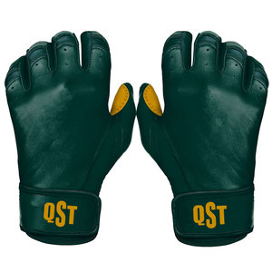 Custom Logo Design Breathable Durable Leather Plain Full Finger Non-Slip Pitcher <b>Baseball</b> Batting Gloves Men Women Batting Glove - Product Image 1