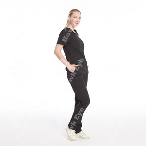 Conjunto de Uniforme Médico para Mujer de Tres Piezas, Color Personalizable, Elástico y Elegante, Uniformes de Hospital de Alta Calidad - Product Image 5