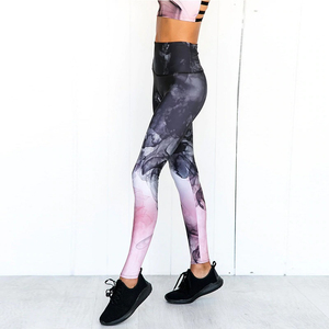 Ensemble Legging et Soutien-Gorge de Sport pour Femme – Tenue de Fitness et Yoga Respirante en Spandex/Polyester à Taille Mi-Haute avec Cordon de Serrage – 2 Pièces - Product Image 5