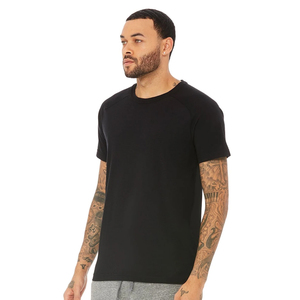 T-shirt en coton écologique élégant pour homme, léger, respirant, à manches courtes, décontracté, pour le sport, la remise en forme et l'entraînement - Product Image 1