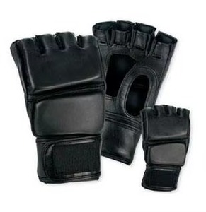 Guantes de MMA Rojos Premium, Muñequera Negra de Cuero PU, Cierre Ajustable con Gancho y Bucle, Unisex, Profesionales, para Artes Marciales, Sparring y Boxeo - Product Image 2