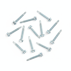 Carbon Steel Hex Washer Head Self-Drilling <b>Screws</b> (Metric/Inch) Zinc Coated Class 8 Heavy Duty Corrosion Resistant Integrated - Product Image 1