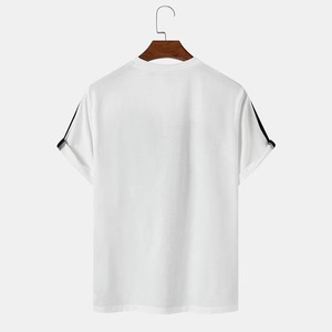 เสื้อยืดสกรีนสีดำ สไตล์สตรีทแวร์ ผ้าฝ้ายวินเทจ พิมพ์ลาย ระบายอากาศได้ดี สวมใส่สบาย แขนสั้น เสื้อยืดผู้ชาย - Product Image 2