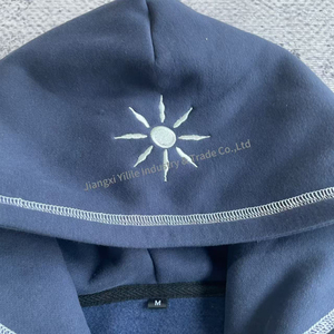 เสื้อฮู้ดดี้โอเวอร์ไซส์ HD3504 ผ้าเฟรนช์เทอร์รี่คุณภาพสูง ทรงครอป ยูนิเซ็กส์ สำหรับผู้ชาย พิมพ์ลาย ปักลาย คุณภาพสูง - Product Image 3