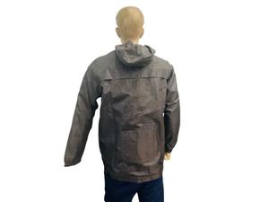 Wholesale Casual Custom High Quality <b>Men</b> Varsity <b>Jacket</b> Hooded Canvas Front <b>Lightweight</b> Polyester Windproof - Product Image 4
