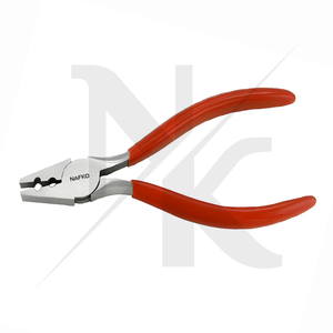 Pince à sertir pliable en acier inoxydable de qualité supérieure pour le cuir, le daim, la fabrication de bijoux, finition lisse et ronde - Product Image 6
