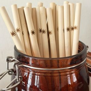 Pajitas de bambú, pajitas de bambú pulidas y lisas, hechas en Vietnam, perfectas para cafeterías, bares y restaurantes. - Product Image 1
