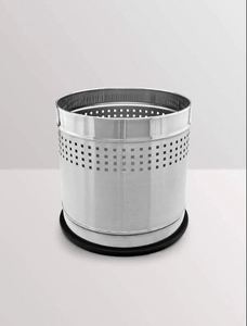 Maceta Gigante de Metal Plateado Brillante de Acero Inoxidable, Venta al por Mayor, Maceta Grande Metálica para Plantas y Flores, para Decoración de Interiores - Product Image 4