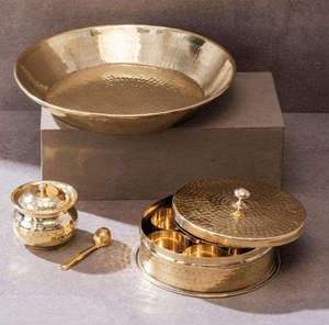 Handcrafted Iron Masala Dabba Spice <b>Box</b> with Hammered Lid Seven Container Traditional <b>Metal</b> Spice Storage Organizer Kitchen <b>Tool</b> - Product Image 5