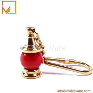 พวงกุญแจโลหะเคลือบเงาสำหรับตกแต่งโคมไฟเรือทองเหลืองโบราณ - Product Image 3