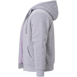 Mens Heavyweight Fleece <b>Lined</b> Hoodie Warm Winter Pullover Hooded Sweatshirt Custom Logo Casual Wholesale Streetwear - Product Image 2
