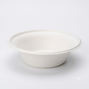 Eco-Friendly 6 Oz White Bagasse <b>Bowl</b> Pack Made from Sugarcane Pulp Biodegradable Compostable <b>Bowls</b> for <b>small</b> servings - Product Image 4
