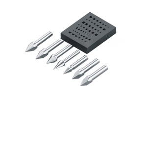 90 Degree Chamfering Cutter End Mill 3 Flute Countersink <b>Drill</b> <b>Bit</b> Set <b>Stainless</b> <b>Steel</b> <b>for</b> Jewelry Making - Product Image 1