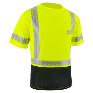 Camiseta de Seguridad Reflectante de Alta Visibilidad, Camiseta de Trabajo con Cinta Reflectante Personalizada - Product Image 5