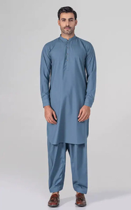 ODM Service Men's Fashion Shalwar Kameez for adults Trending Men's <b>Islamic</b> <b>Clothing</b> Embroidered Design Shalwar Kameez OEM - Product Image 4