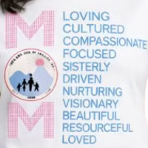 เสื้อยืดคอกลมแขนสั้นสีขาวประดับเพชรสำหรับผู้หญิง รุ่น MOM Love สวมใส่สบายๆ ในชีวิตประจำวัน เสื้อผ้าแฟชั่นทันสมัย - Product Image 2