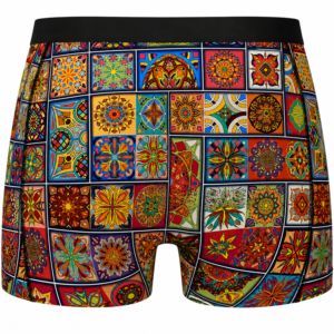 <b>Custom</b> Sublimated <b>Boxers</b> Men Breathable Polyester Underwear OEM ODM Moisture Wicking Athletic <b>Boxer</b> Briefs Manufacturer Supplier - Product Image 6