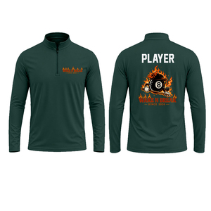 Maillot de snooker personnalisé à manches courtes avec logo frontal, sublimation, fermeture éclair, respirant, séchage rapide, uni, formel, 100% polyester tricoté - Product Image 5