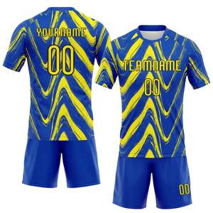 OEM Sublimated 100% Polyester Athletic Jersey Set Wholesale Team Uniform <b>Custom</b> Training Shorts Club Sportswear Apparel Wear Set - Product Image 1