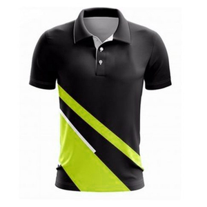 Camiseta de Polo de Cricket Sublimada Personalizada, Uniforme Deportivo Transpirable de Poliéster de Secado Rápido para Hombre - Product Image 1